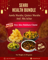 Sehri Health Bundle Free Aloo Bukhara Chutney 450G Each